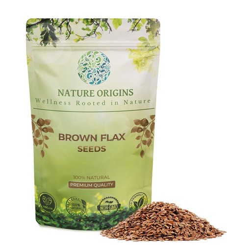 Organic brown flaxseed - flaxseed,